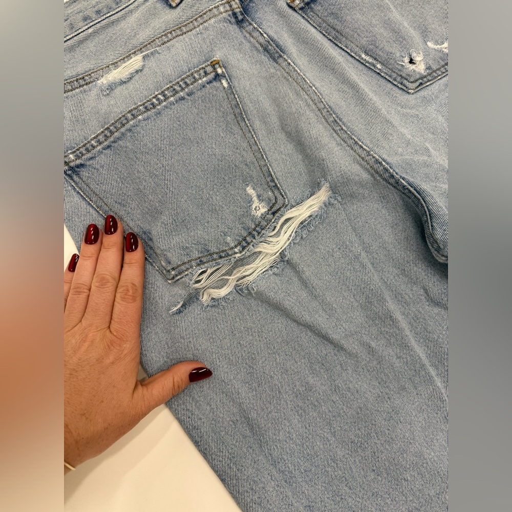 AGOLDE Blue Low Curve Fray Women’s Jeans 27 - Picture 11 of 13